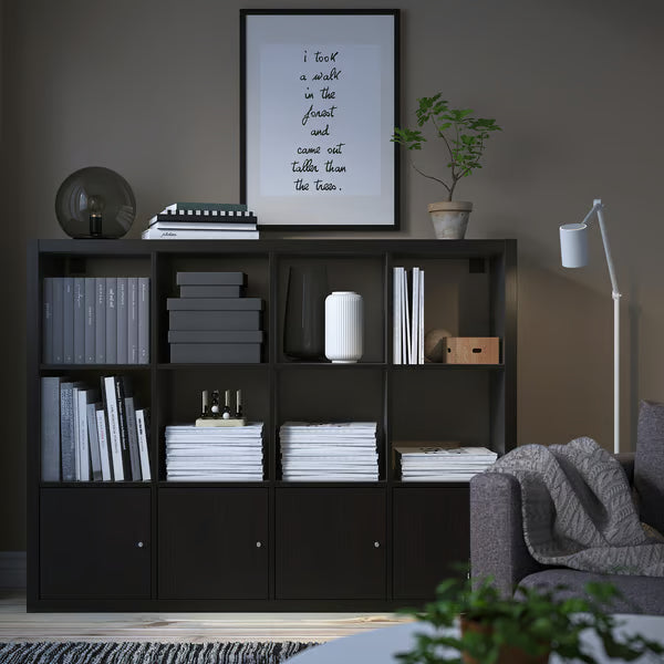 Kseries Shelving unit with 2 cabinets, 147x39x112cm