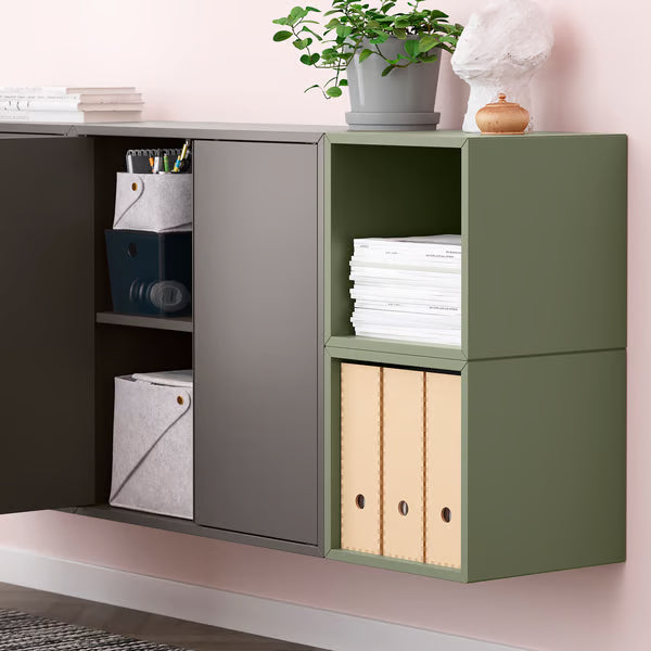 Emmett Wall-mounted cabinet combination, 175x35x70cm