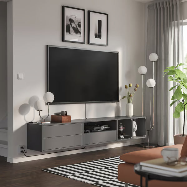 Emmett Media storage combination, 210x35x35cm