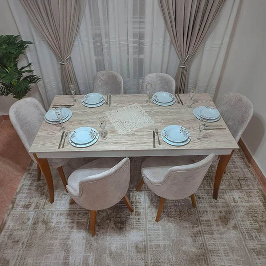 The Signature 7-Piece Dining Set, 160x80x80cm