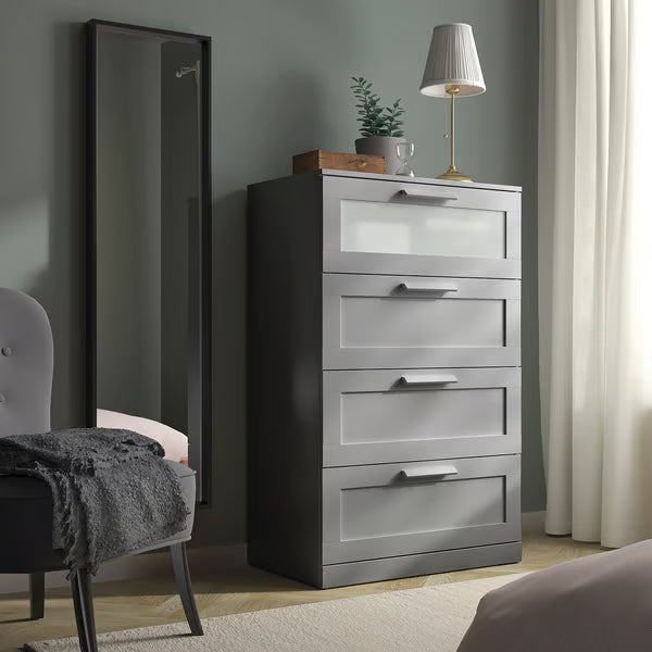 Brimlok 4-drawer chest 78x46x124cm.