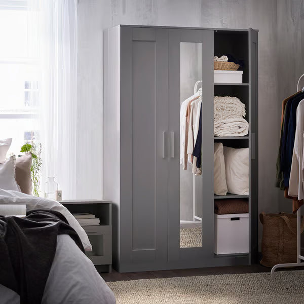Brimlok Wardrobe with 3 doors - 117x50x190cm.