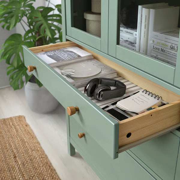 Hymnes Storage combination w doors/drawers, 290x37x197cm