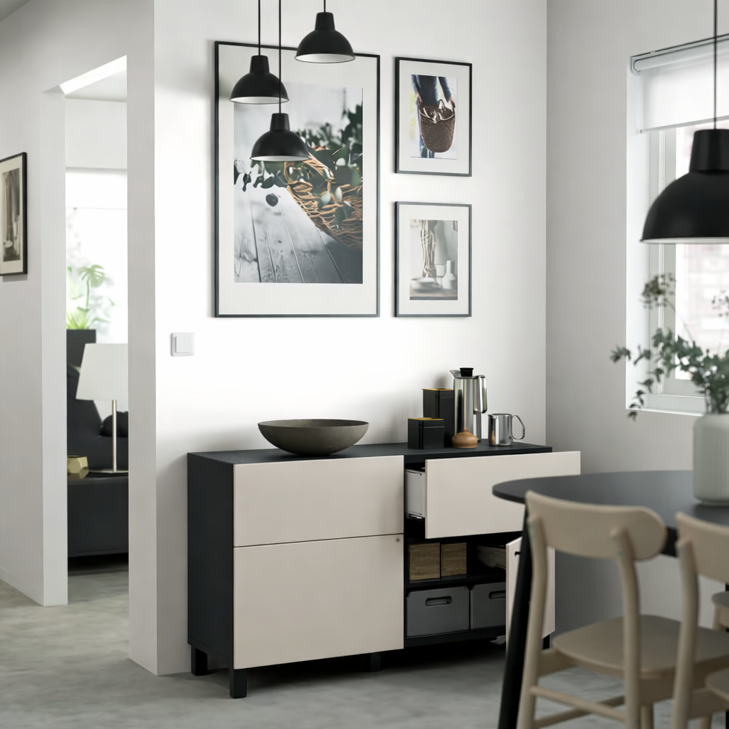Delta Sideboard 2 doors 2 drawers I, 120x42x74cm