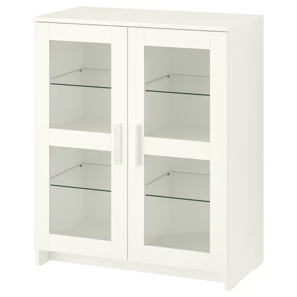 Brimlok Cabinet with doors, glass, 78x41x95cm
