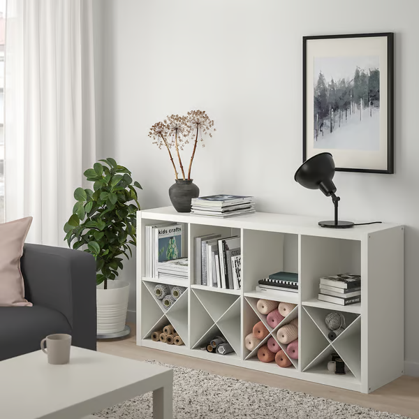 Kseries Shelving unit with 4 X insert, 77x39x147cm