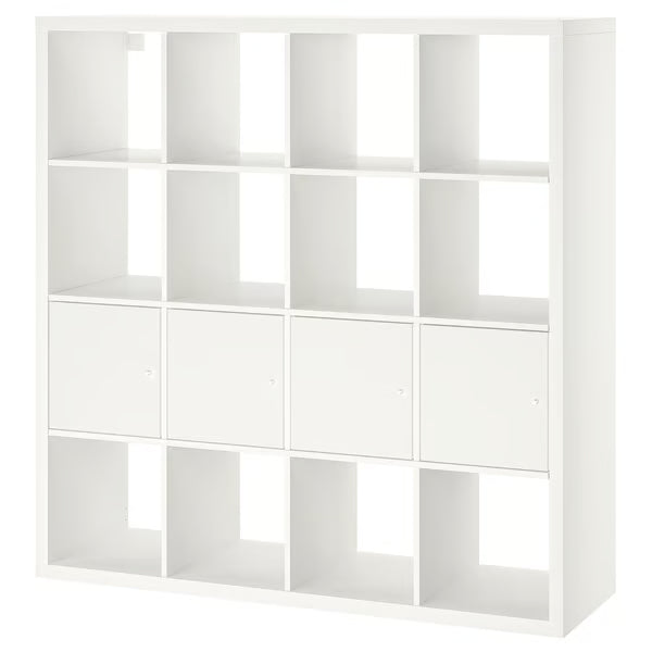 Kseries Shelving unit with 4 cabinet doors, 147x39x147cm