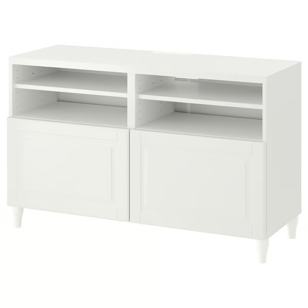 Delta TV media console with 2 Doors/2 Shelves, 120x42x74cm