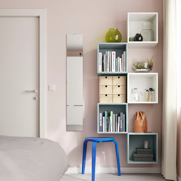 Emmett Wall-mounted cube combination, 70x25x175cm