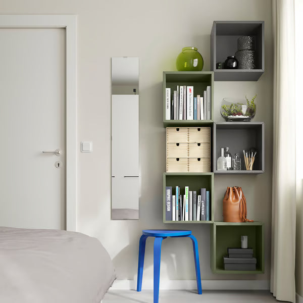 Emmett Wall-mounted cube combination, 70x25x175cm