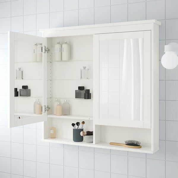 Hymnes Mirrored cabinet with 2 doors, 103x16x98cm