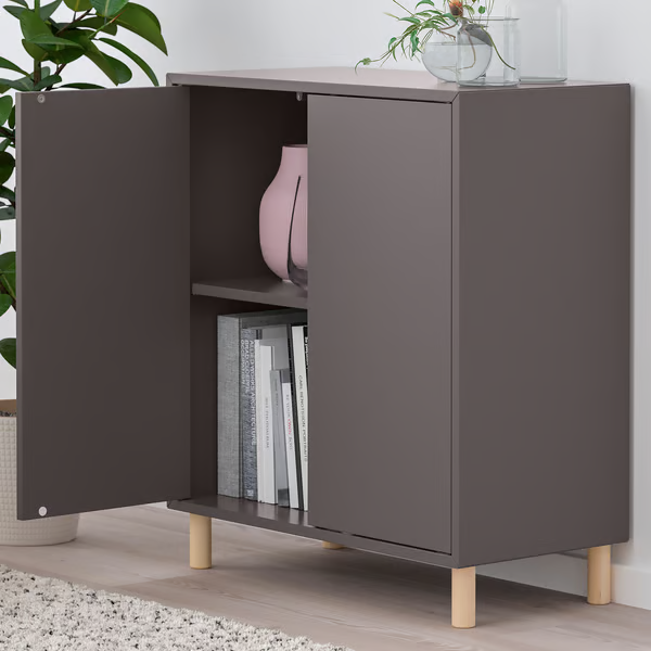 Emmett Cabinet with 2 doors and shelf, 70x35x70cm