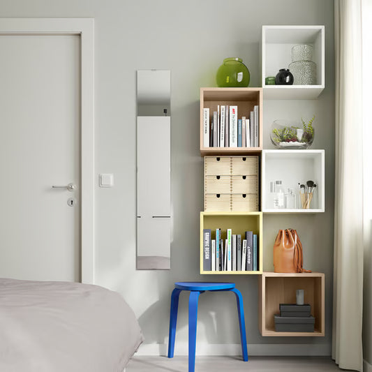 Emmett Wall-mounted cube combination, 70x25x175cm