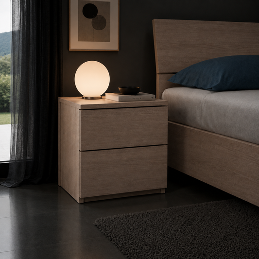 Lumina Modern Nightstand, 50x40x50cm