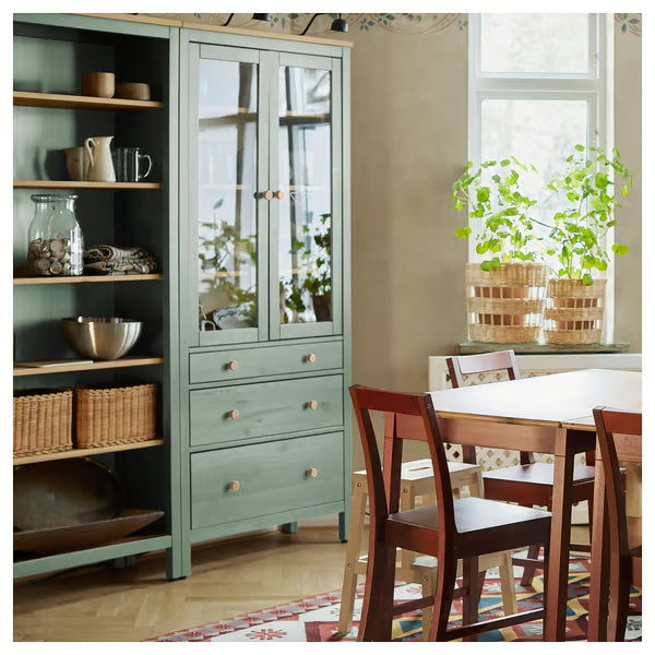 Hymnes Storage combination w doors/drawers, 290x37x197cm