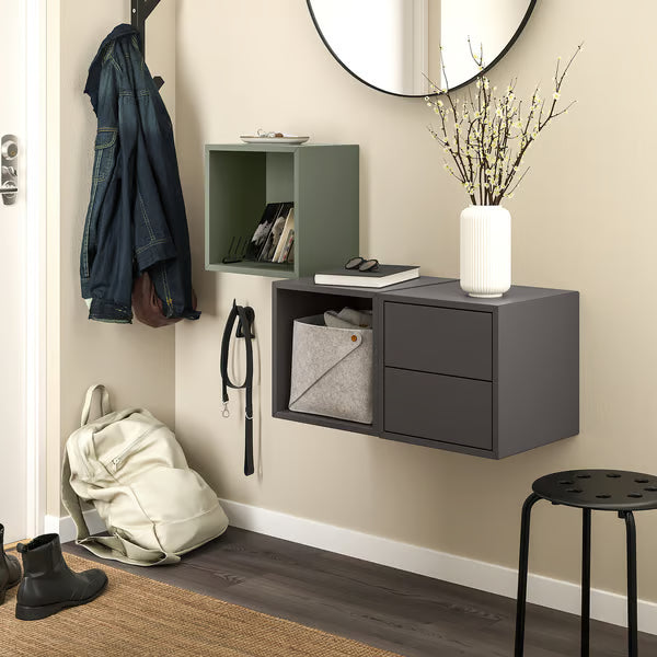 Emmett Wall-mounted storage combination, 105x35x70cm