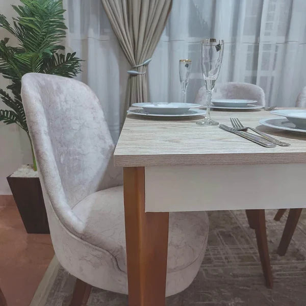 The Signature 7-Piece Dining Set, 160x80x80cm