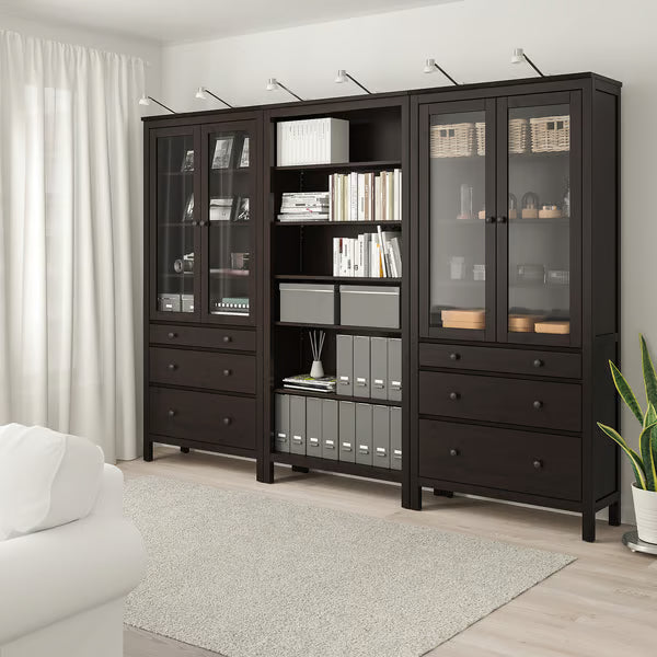 Hymnes Storage combination w doors/drawers, 290x37x197cm