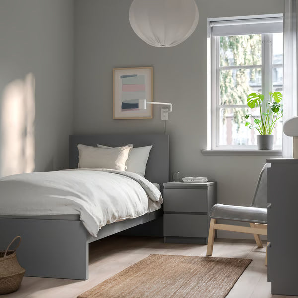 MAILY (Gray) Standard Bed - Single Size (90 & 100 & 120cm)