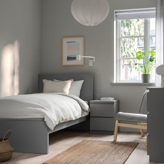 MAILY (Gray) Standard Bed - Single Size (90 & 100 & 120cm)