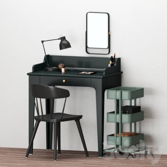 LM  Desk Black – 90cm x 54cm x 105cm