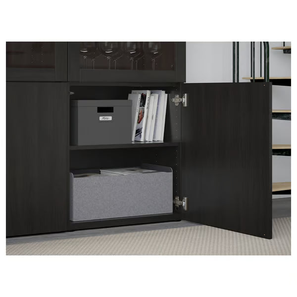 Delta cabinet with Glass Doors, 120x42x193cm
