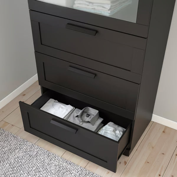 Brimlok 4-drawer chest 78x46x124cm.