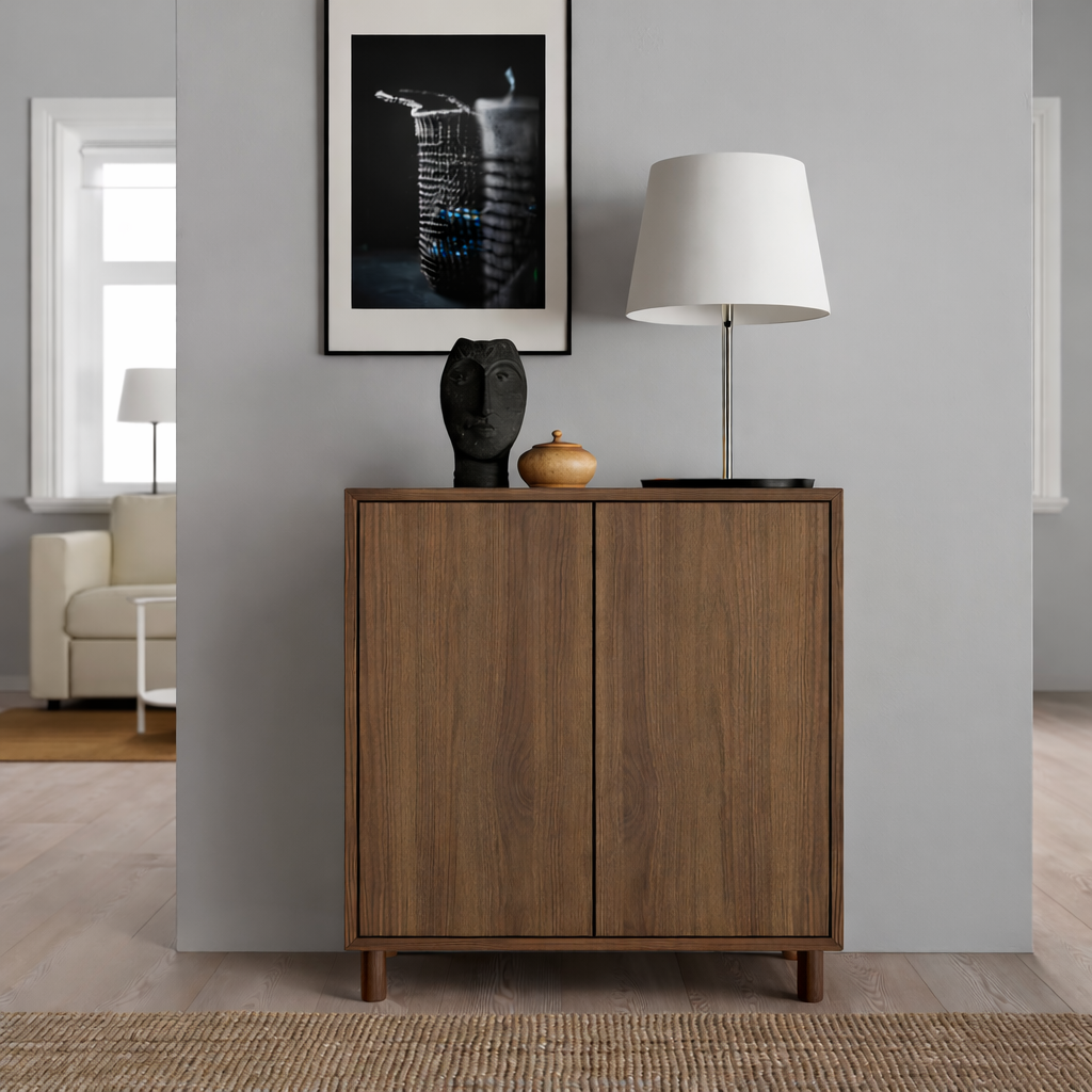 Emmett Cabinet with 2 doors and shelf, 70x35x70cm