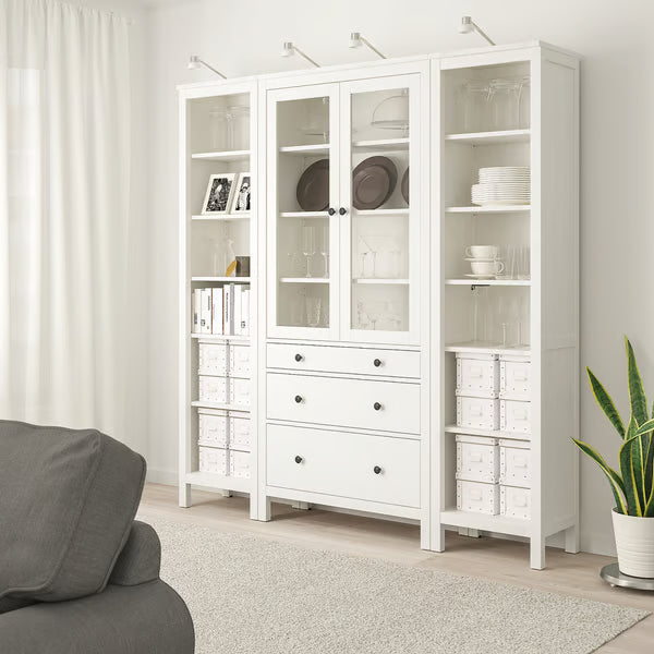 Hymnes Storage combination w doors/drawers, 188x37x197cm