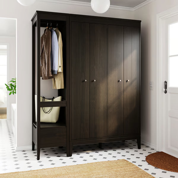 ID9+ Brown Wardrobe – 180x59x211cm.