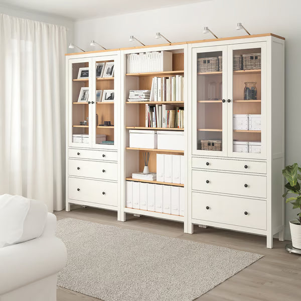 Hymnes Storage combination w doors/drawers, 290x37x197cm