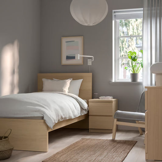 MAILY (Oak) Standard Bed - Single Size (90 & 100 & 120cm)