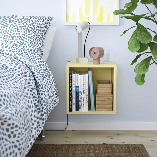 خزانة مكعبات صغيرة – صفراء – 35×25×35 سم