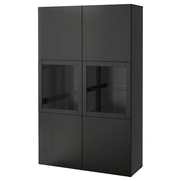 Delta cabinet with Glass Doors, 120x42x193cm