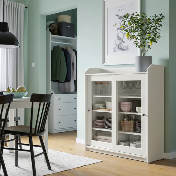Rakva White Storage unit -105x36x116cm