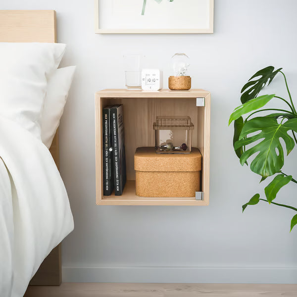 Emmet  Cabinet with Glass, 35×35×35cm