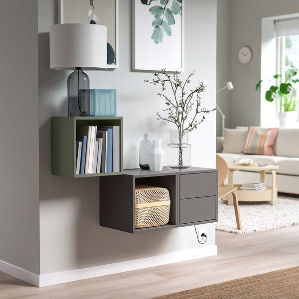 Emmett Wall-mounted storage combination, 105x35x70cm