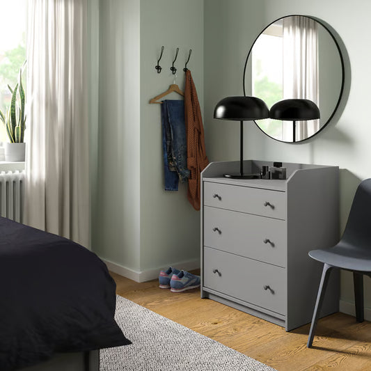 MDF Chest of 3 Drawers - 70x46x84cm - [H3]