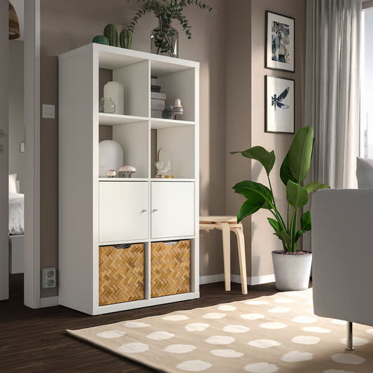 Kseries Shelving unit with doors, 77x39x147cm