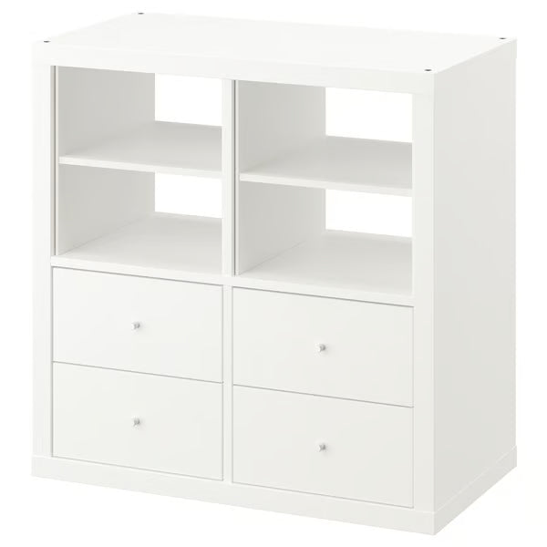 Kseries Shelving unit, with 4 drawers/with 2 shelf, 77x39x77cm