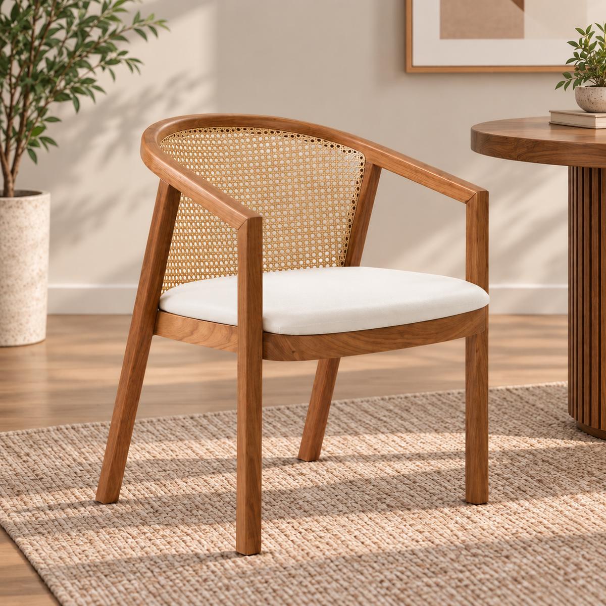 Cala Wood Accent Armchair