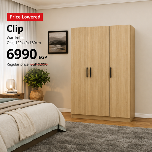 Clip wardrobe, 120x40x180cm