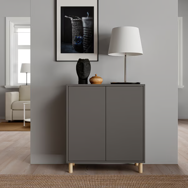 Emmett Cabinet with 2 doors and shelf, 70x35x70cm
