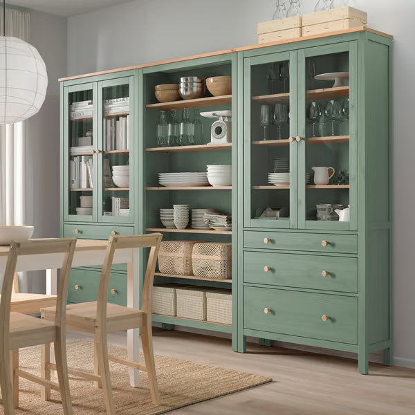Hymnes Storage combination w doors/drawers, 290x37x197cm