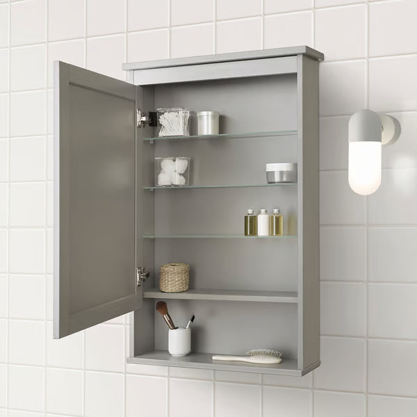 Hymnes Mirrored cabinet with 1 door, 63x16x98cm