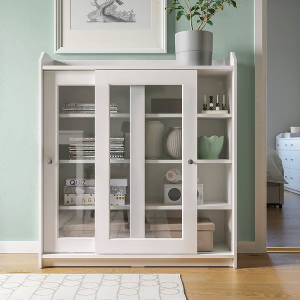 Rakva White Storage unit -105x36x116cm