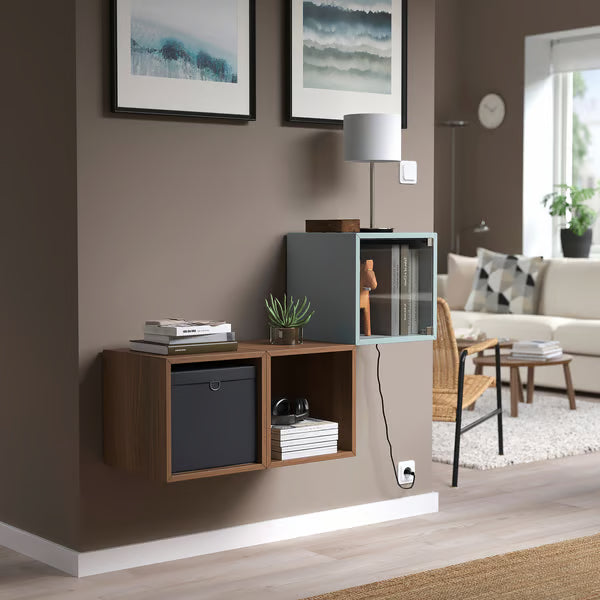 Emmet  Cabinet with Glass, 35×35×35cm