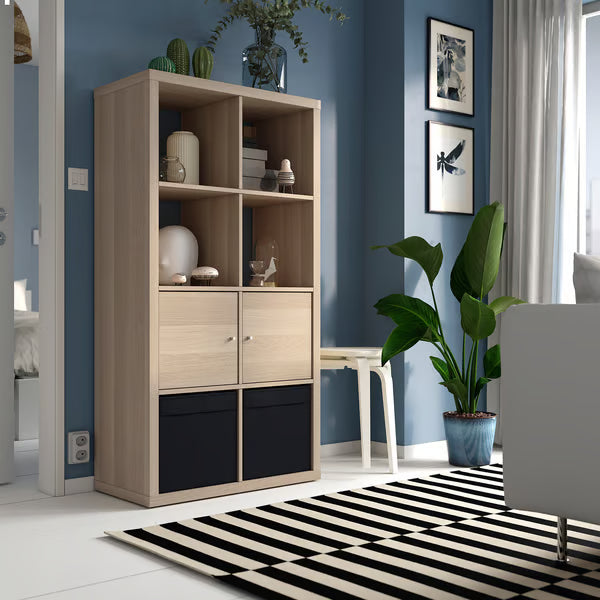 Kseries Shelving unit with doors, 77x39x147cm