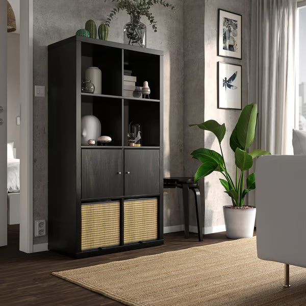 Kseries Shelving unit with doors, 77x39x147cm