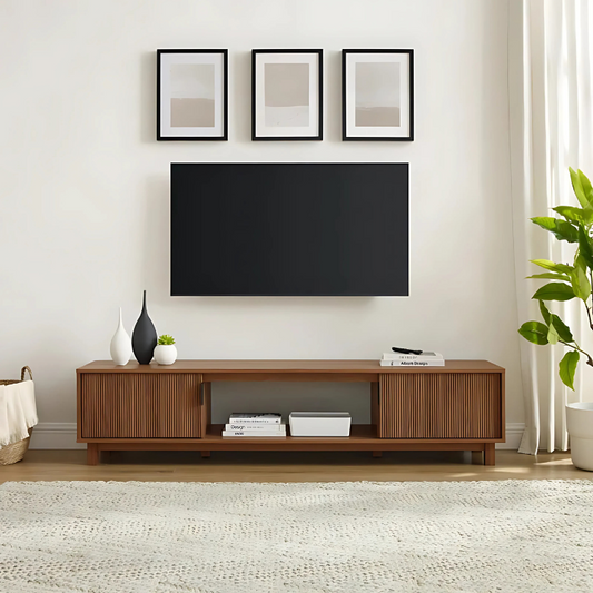 Cherry Ridge 2-Door TV Stand - 160 cm  x 50 cm  x 50 cm.